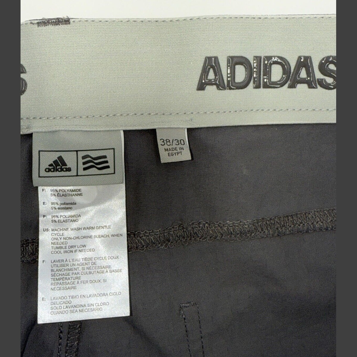 $80 ADIDAS Men's Ultimate 365  5-Pocket Tapered Golf Pants-Grey 5 -38W 30L-New