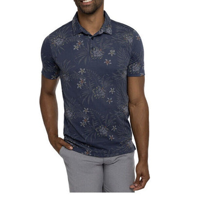NEW 2023 TRAVISMATHEW CALMER WATERS GOLF POLO- DRESS BLUES- Size: SMALL - Sale!!