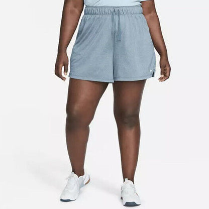 Nike Women’s Dry Fit Attack Shorts Running Training - L/Blue -2XLarge-New
