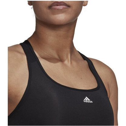 Adidas Powerreact Training Medium-Support Padded Bra- Black-Size: LAC -New $35