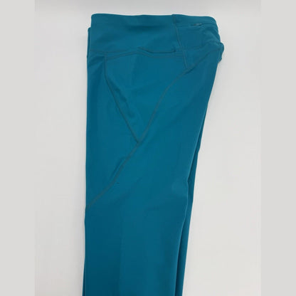 $100 Sweaty Women’s Betty Power Leggings 7/8 Length- Blue -Size: 10 Large - New