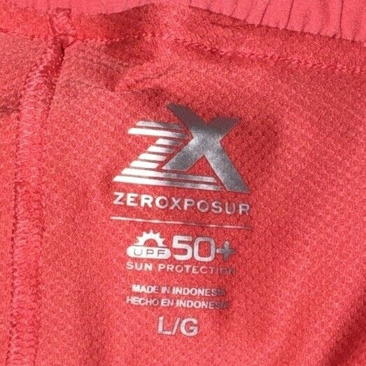 Zeroxposur Women’s Venus Breezy Skort Elastic Waist Pockets -Hibiscus- Large