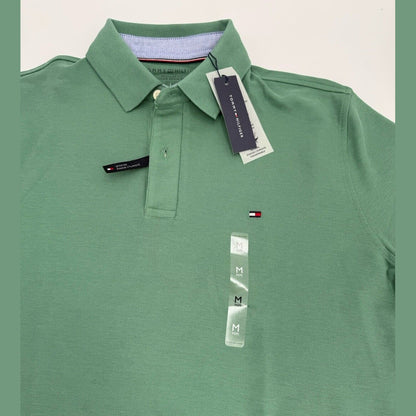 Tommy Hilfiger Men’s Justin Reg Fit Polo Shirt - Green - Medium - MSRP $64.50
