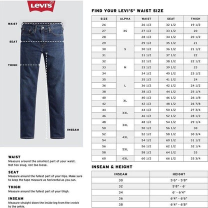 $69 Levi's Men’s 505 Regular Fit Stretch Jeans - Glowing- 32W 30L- New Tags