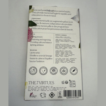 The 7 Virtues Eau de Parfum Spray 5 Sample Discovery Set - New Fresh Arrival