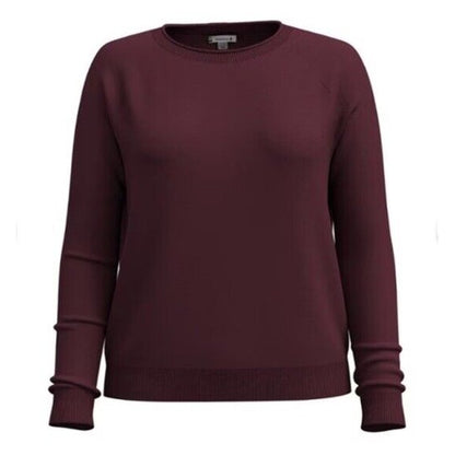 $100 Smartwool Women’s Colorblock Sweater-Cherry Heather (Maroon)-Small -New