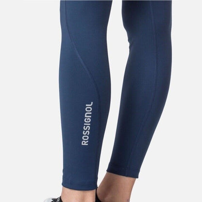 $95 Rossignol Women’s Stretch Full Length Running Tights- Navy- Large -New Tags