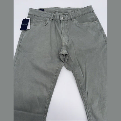 $200 Peter Millar Crown Men’s Crafted Wayfare 5 Pocket Pants-Sage- 34W x 32L-New