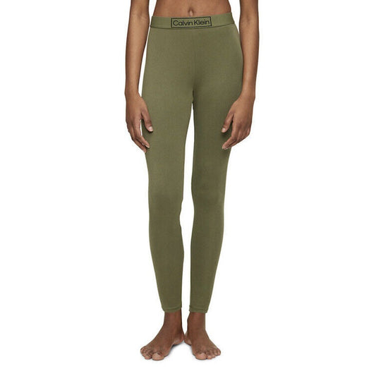 Calvin Klein Reimagined Heritage Lounge Leggings QS6834-Napa Green - Medium- New