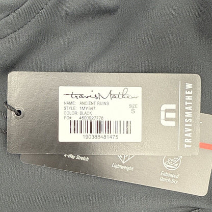 $150 Travis Mathew Men’s Ancient Ruins Soft Micro Hoodie-Black- Small- New Tags