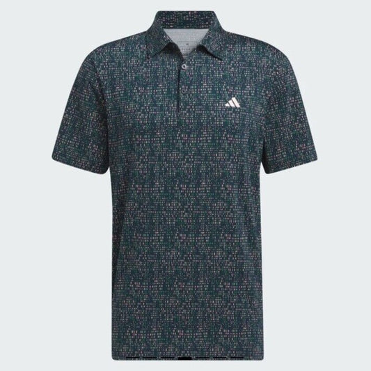 $70 Adidas Men’s Ultimate365 Power Grid Print Shirt -Collegiate Navy- Medium-New