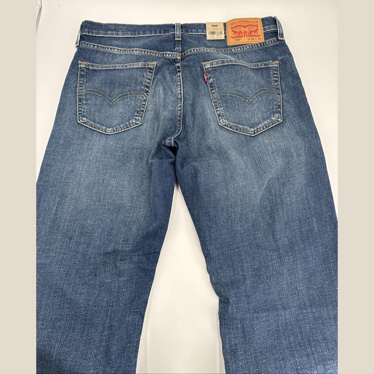 $69.50 Levi's Men's 559 Relaxed Straight Jeans - Mystery Man Blue - 34W 30L -NEW
