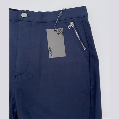 $130 G/Fore Women's Ponte Moto Golf Pants- Navy Twilight -Size: 10 (30W 29L)-New