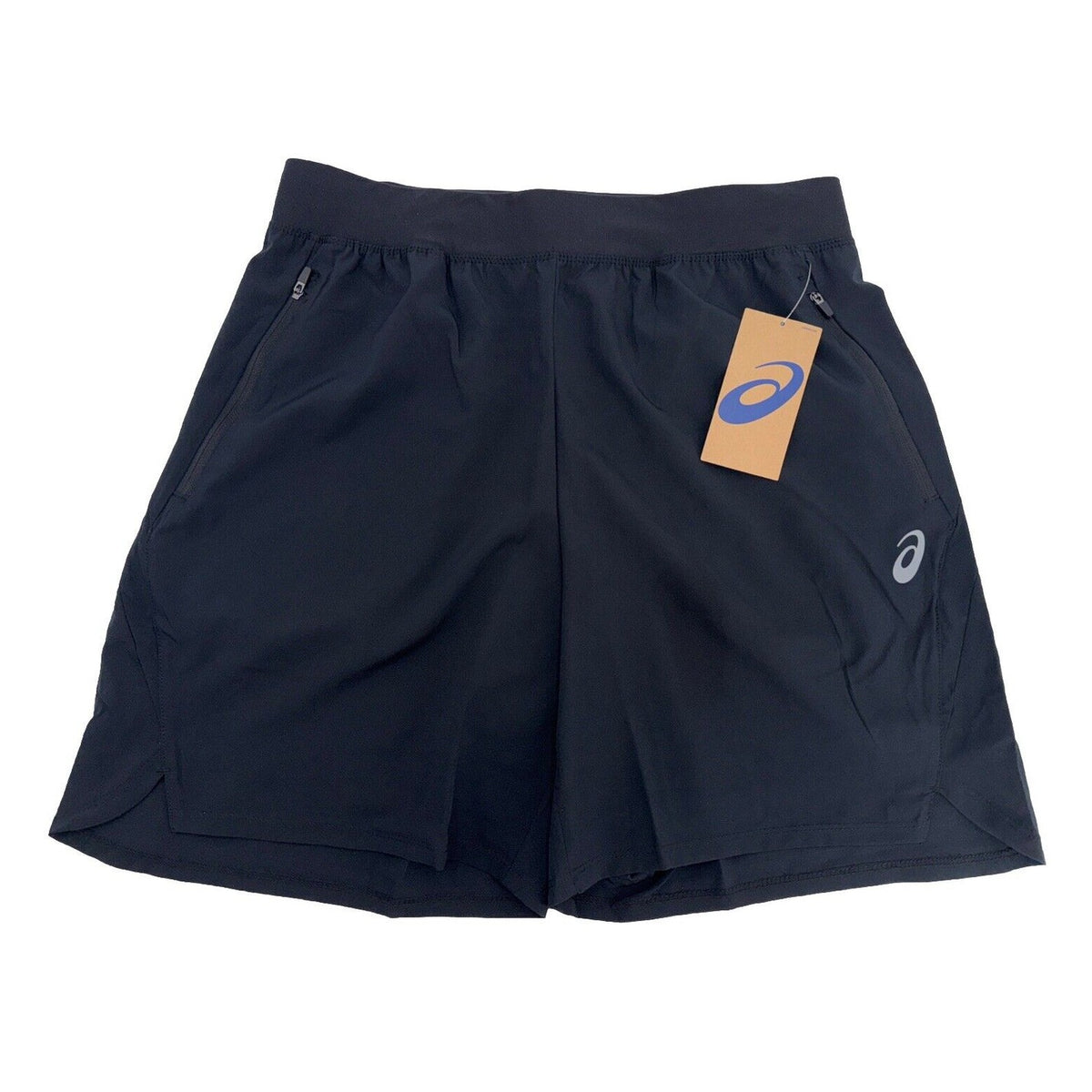 ASICS Men’s Athletic 7" Woven Unlined Running Shorts - Black - Size: Medium -New