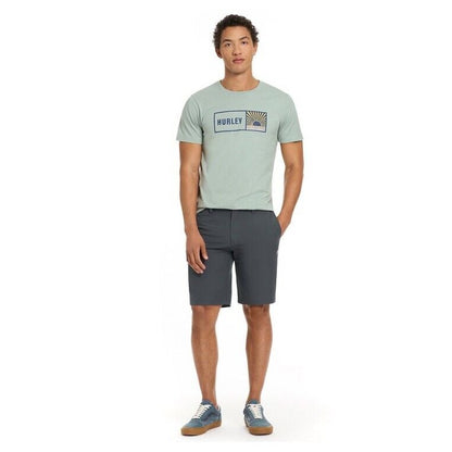 Hurley Men’s Hybrid Walk Shorts QuickDry 4way Stretch-Dark Gray-30W-NEW