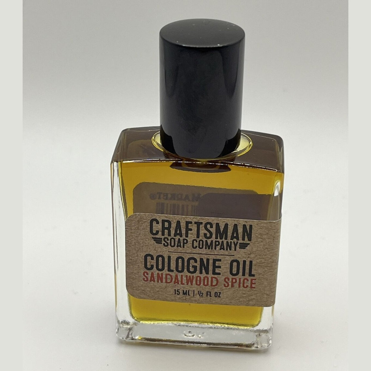 Craftsman Soap Co. Cologne Oil-Sandalwood Spice- 15ml 1.5 Fl Oz - Fresh