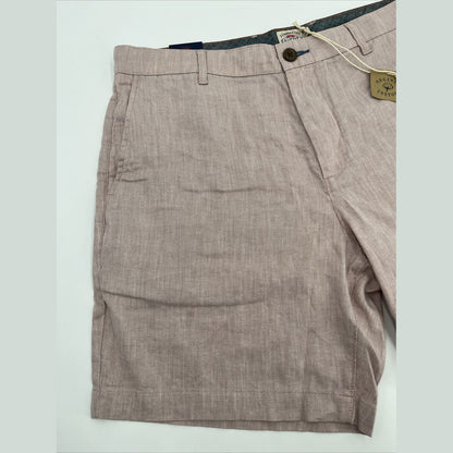 $128 FAHERTY Men’s Tradewinds Shorts 7.5” Inseam Linen Blend-Maui Mauve-36W-New