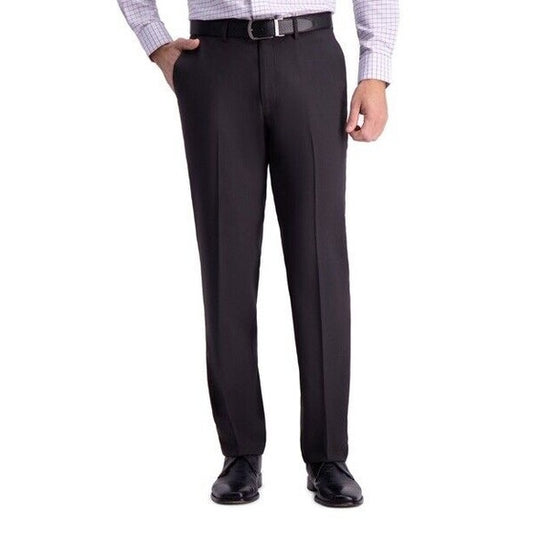 Haggar Men’s Premium Comfort Straight Fit Dress Pants- Charcoal- 30Wx32L - NWT