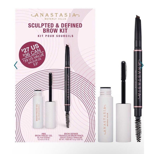 Anastasia Beverly Hills Brow Studio Kit Mini Brown Gel + Pencil Set- Great Deal!