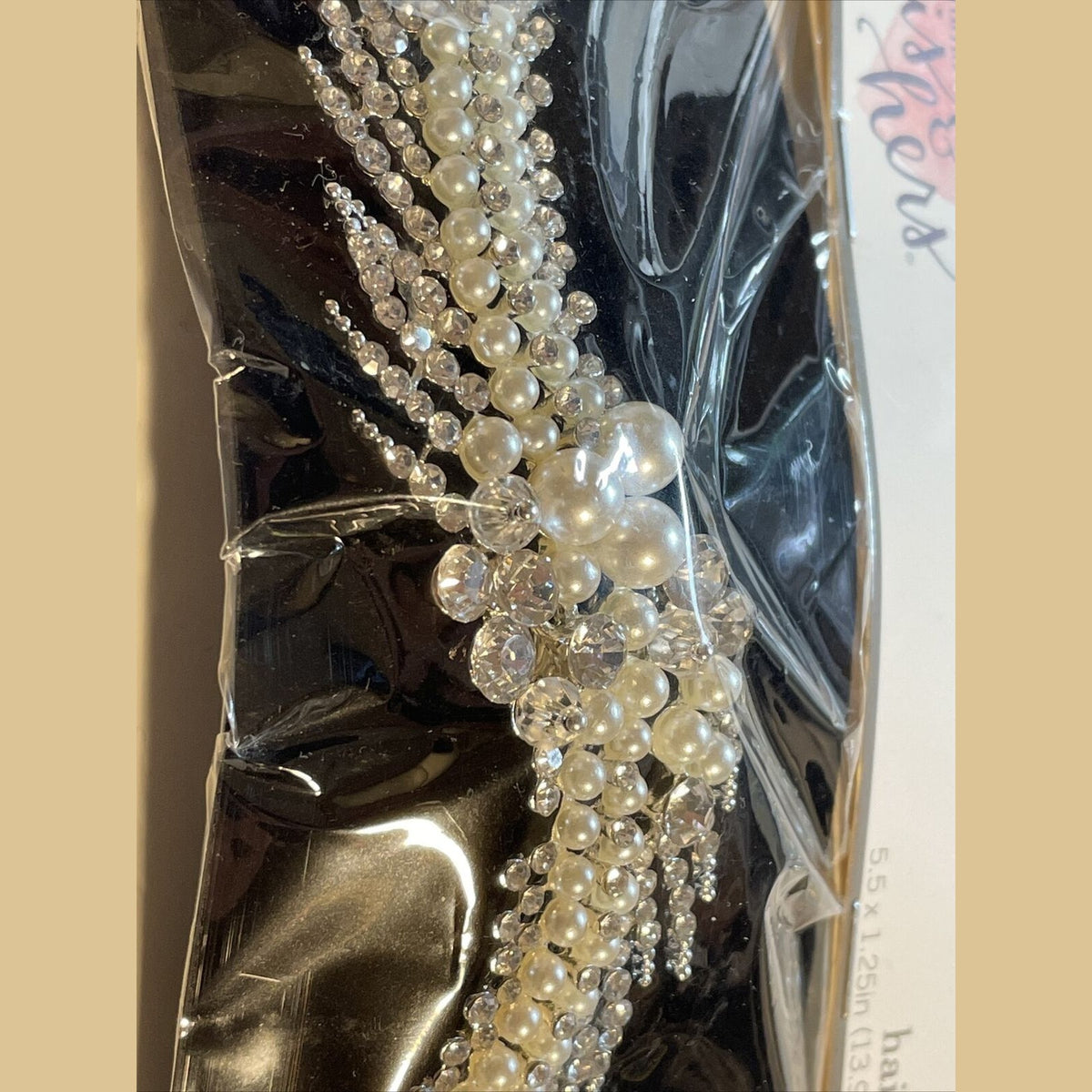 Combo Lot 3 PCs Studio His & Hers WEDDING Set: EARRING - HAIR COMB - Bracelet