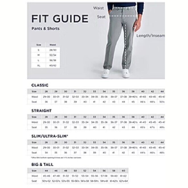 Haggar Men’s Perfect Fit Comfort Straight Slim Fit Dress Pants- Ink - 32Wx34L