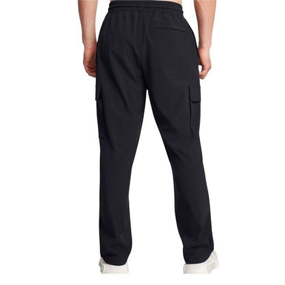 $80 Under Armour Men's UA Woven Vibe Cargo Joggers - Black - Small- New Tag