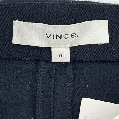 NWT $365 Vince Women’s Cozy Stitch Pintuck Wool Blend Pant-Black-Size: 0- New