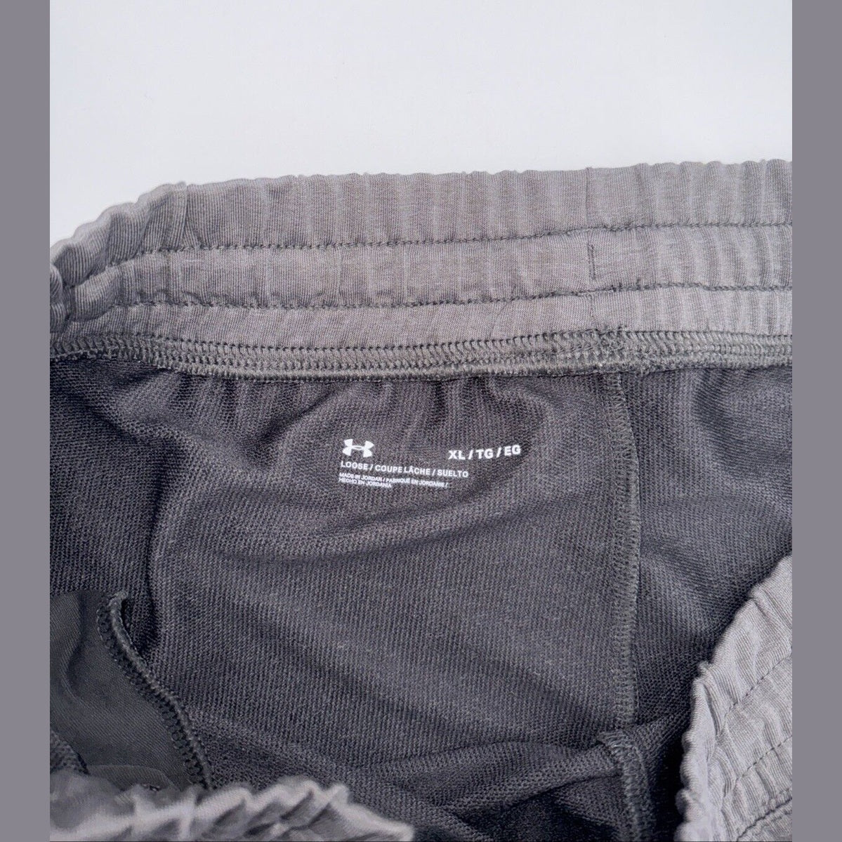 $60Under Armour Women’s Rival Terry Jogger Pull-On Pants-Charcoal-XLarge-NWT