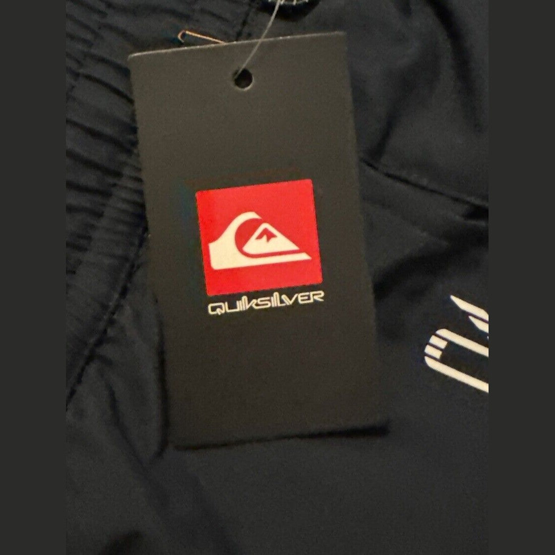 QUICKSILVER Men’s Behind the Waves 6.5" Volley Swim Shorts - Navy Blazer-XSmall