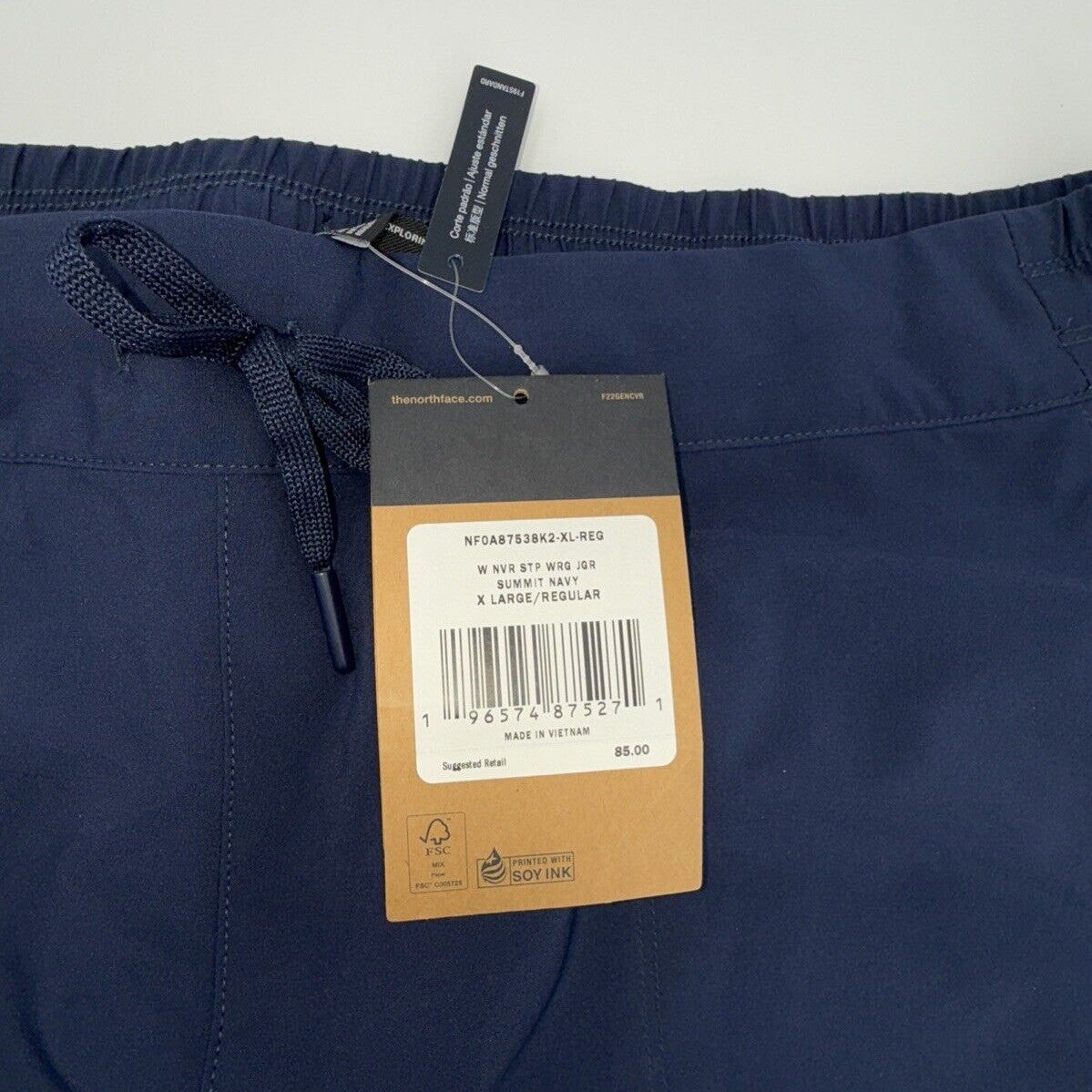 $85 The North Face Women’s Never Stop Wearing Joggers-Navy Blue-XLarge- NWT