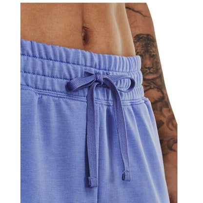 Under Armour Women's Rival Terry Shorts - Baja Blue - Medium- New Tag-Retail $50