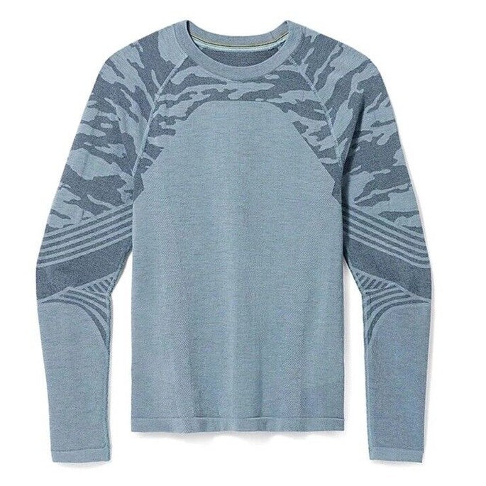 $110 Smartwool Men's Base Layer Intraknit Active Crew-Lead Grey-Large-NEW