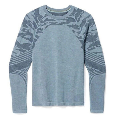 $110 Smartwool Men's Base Layer Intraknit Active Crew-Lead Grey-Large-NEW