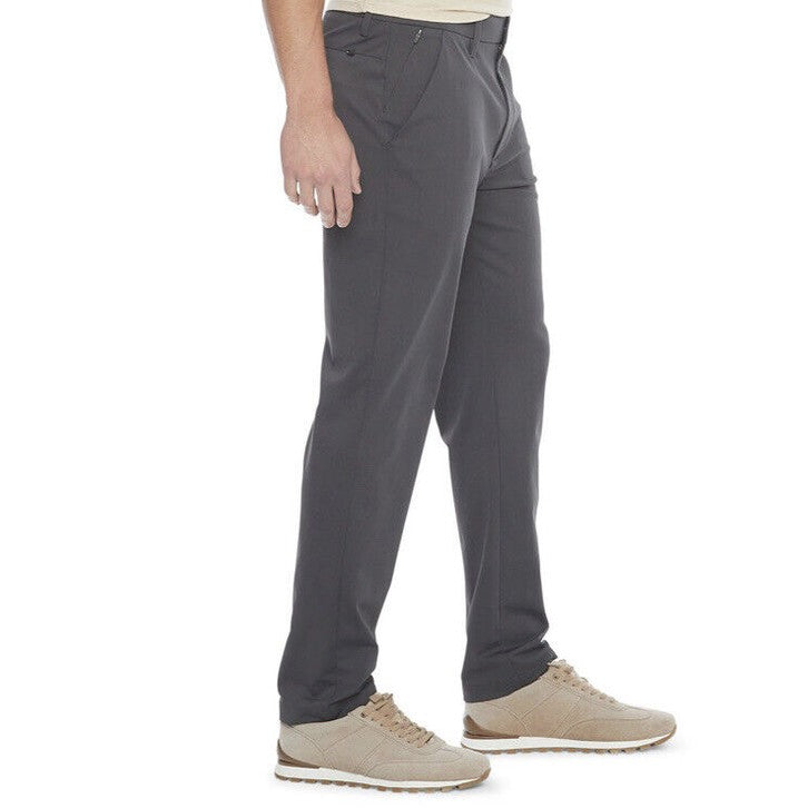 Stylus Chino Pant Regular Fit Slash Dress Stretch - Charcoal Smoke 30W X 30L NEW