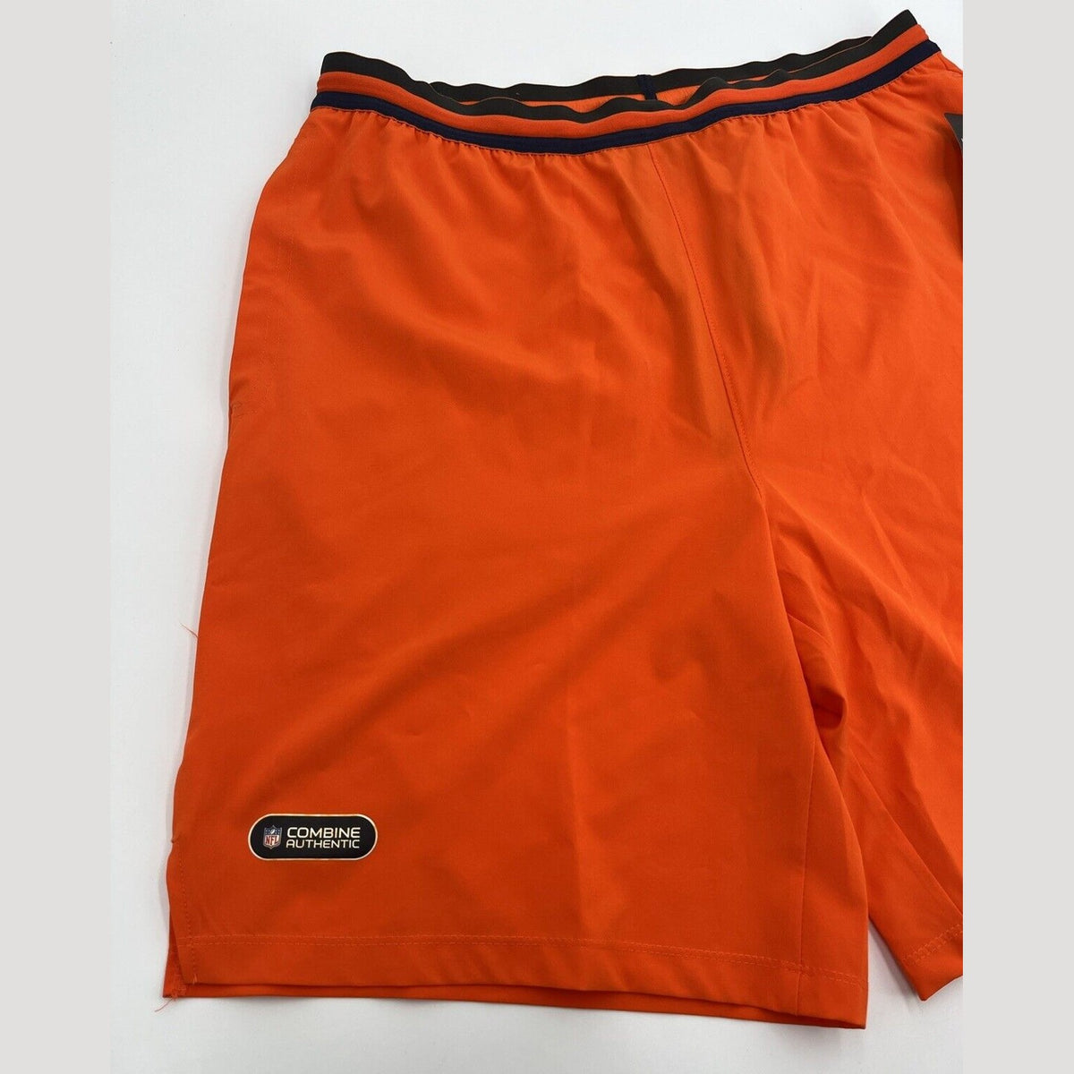 $45 NFL Team Apparel Men’s Denver Broncos  Shorts Workout Football-Orange-Medium