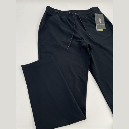 $69 Free Country Women’s Rouched Up Adjustable Pants- Black- Medium-New Tags