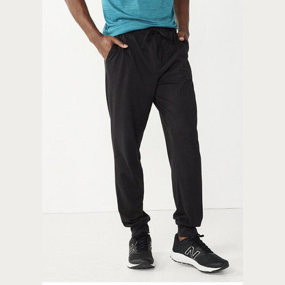 Men's Tek Gear® Ultra Soft Jersey Jogger- Black- Small - New Tags $25