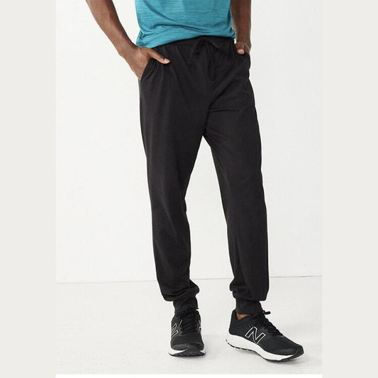 Men's Tek Gear® Ultra Soft Jersey Jogger- Black- Small - New Tags $25