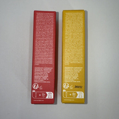 Combo Lot Of 2 LANEIGE Lip Glowy Balm- 1 Mango+ 1 Berry - Hydrates & Tint-