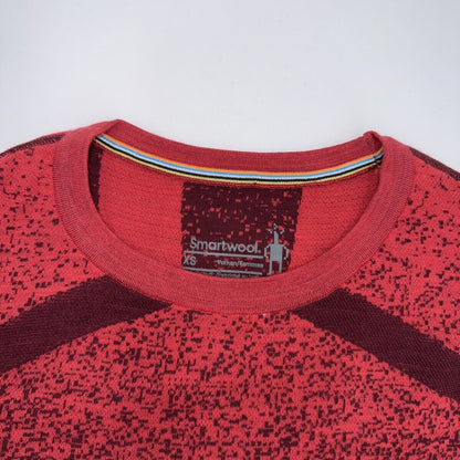 $130 Smartwool Women’s Intraknit Active Merino Base Layer Top-BlackCherry-XSmall