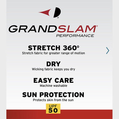 Grand Slam Performance Stretch Golf Shorts Mens -Chambray Blue- 40W- New $65