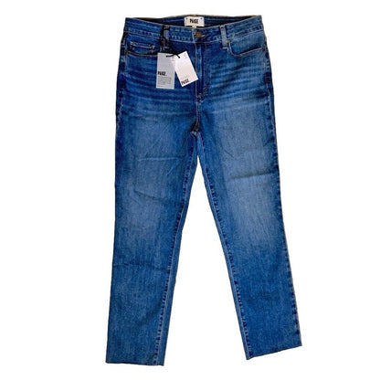 $225 PAIGE Women’s Hoxton Slim Raw Hem- Averill- Size: 32