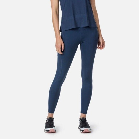 $95 Rossignol Women’s Stretch Full Length Running Tights- Navy- XLarge -New Tags
