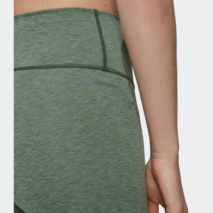 $55 Adidas Women’s Optime 7/8 Tights - Green Oxcide Mel- Medium