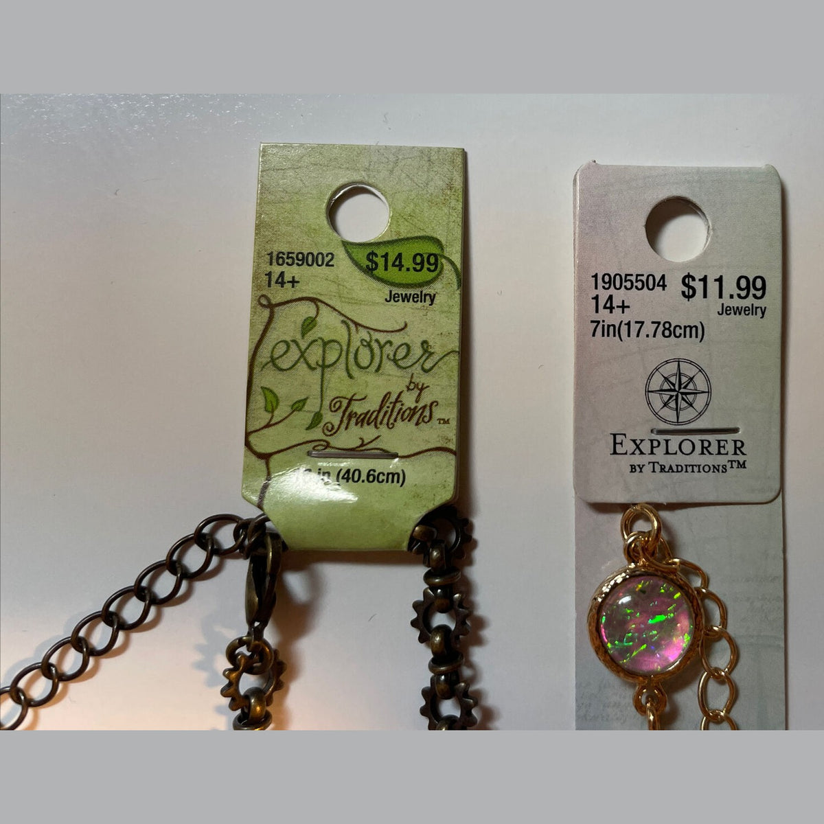 Lot Of 2 Explorer Necklace And Bracelet Combination Jewelry