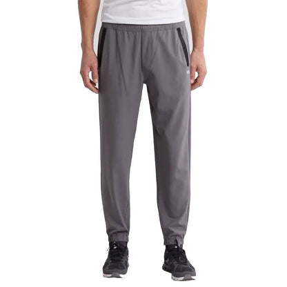 $80 RVCA Men’s Kevin EW Pants Jogger- Elastic Waist Stretch- Grey- Medium -NEW