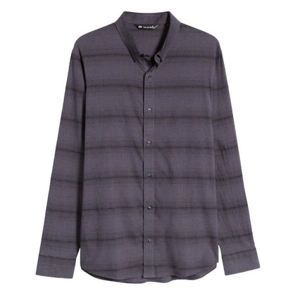 $125 Travis Mathew Men’s Stretch Stripe Button Long Sleeve Shirt- Zeke-Small-New