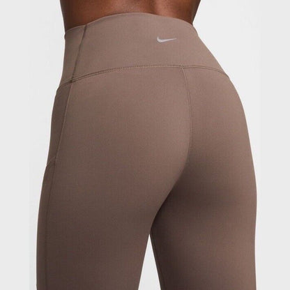 Nike One Women's Pocketed High Waisted 7/8 Ankle Leggings- Smoke Gray- XXLarge