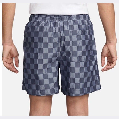 $60 NEW Nike Men’s Club Checkered Woven Flow Shorts-Blue/Grey- XLarge - New