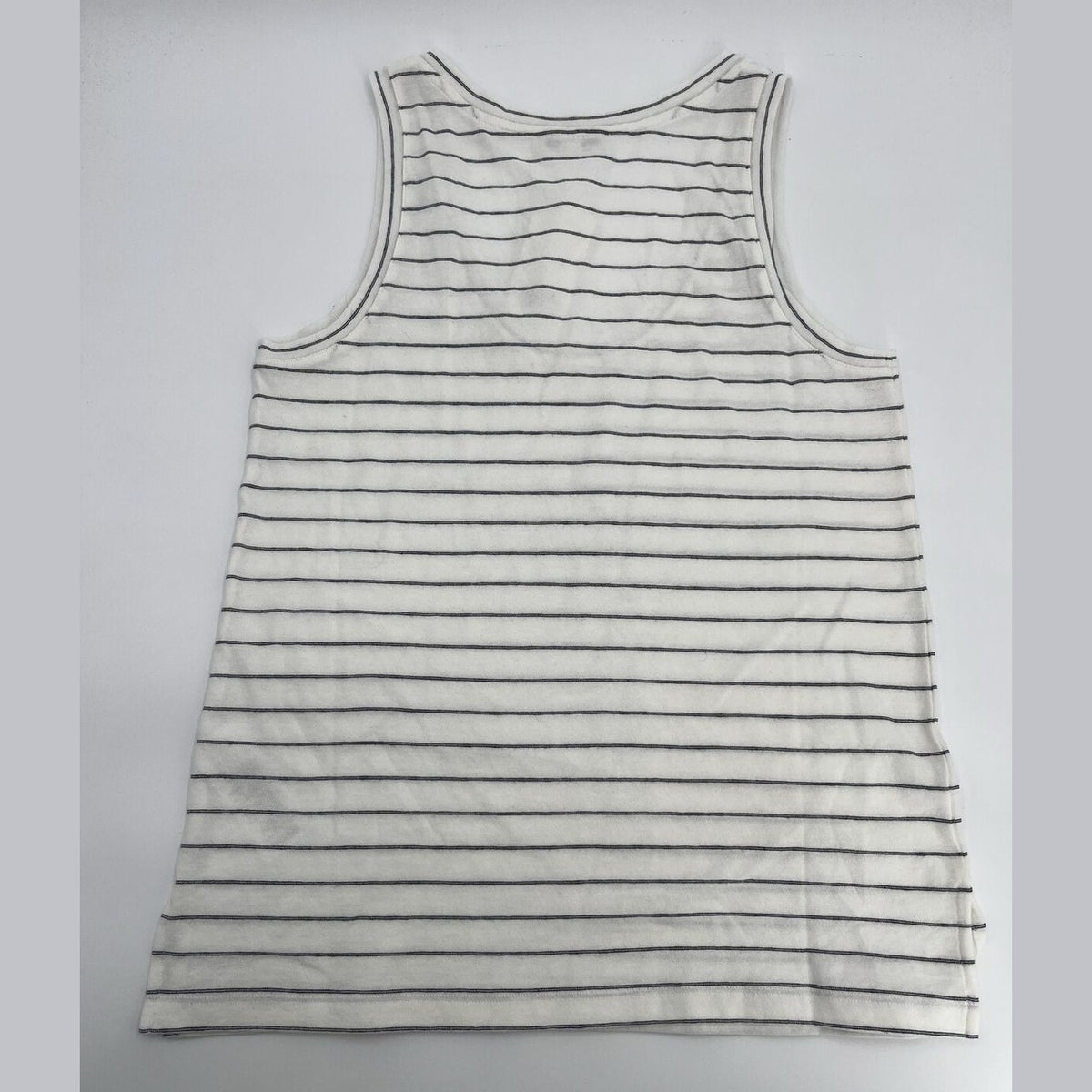 $80 *New* Vince Easy Scoop Neck Striped Tank Top- Off White- Medium-New Tag